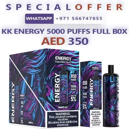 KK Energy 5000 Puffs Full Box 10pcs Offer