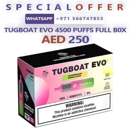 Tugboat Evo 4500 Puffs Full Box 10Pcs Offer