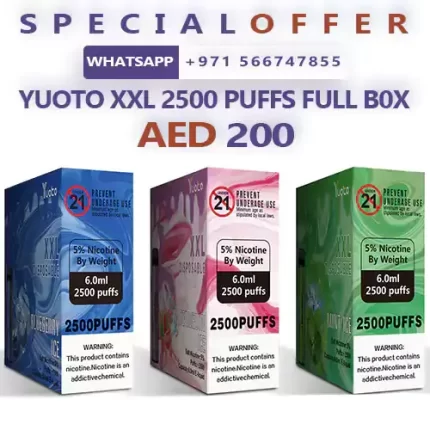 YUOTO XXL 2500 Puffs Full Box 10Pcs Offer
